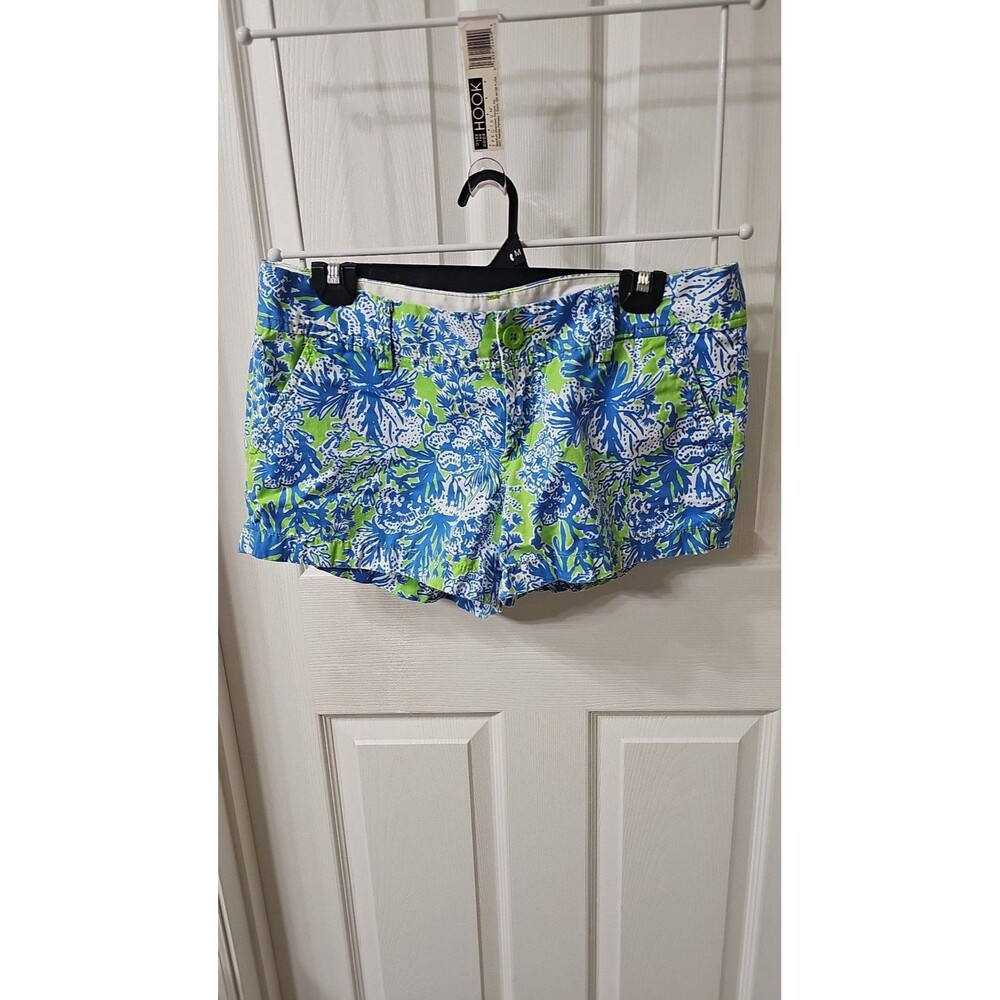 Lilly Pulitzer The Walsh Short in Limeade Biggest Fan Size 8
